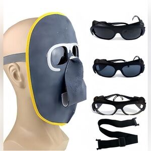 Multifunctional cowhide welding mask